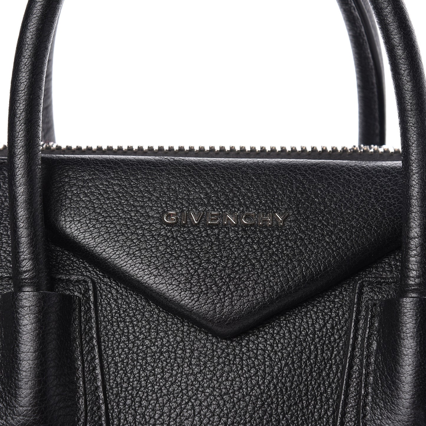 Sugar Goatskin Medium Antigona Black