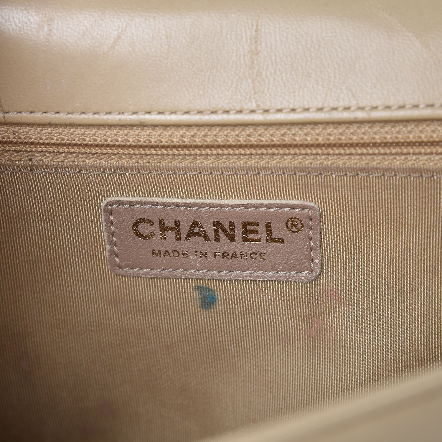 Chanel Lambskin Quilted New Medium Boy Flap Beige 6 of 18
