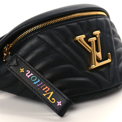 Louis Vuitton Calfskin Quilted New Wave Bumbag Black 7 of 8