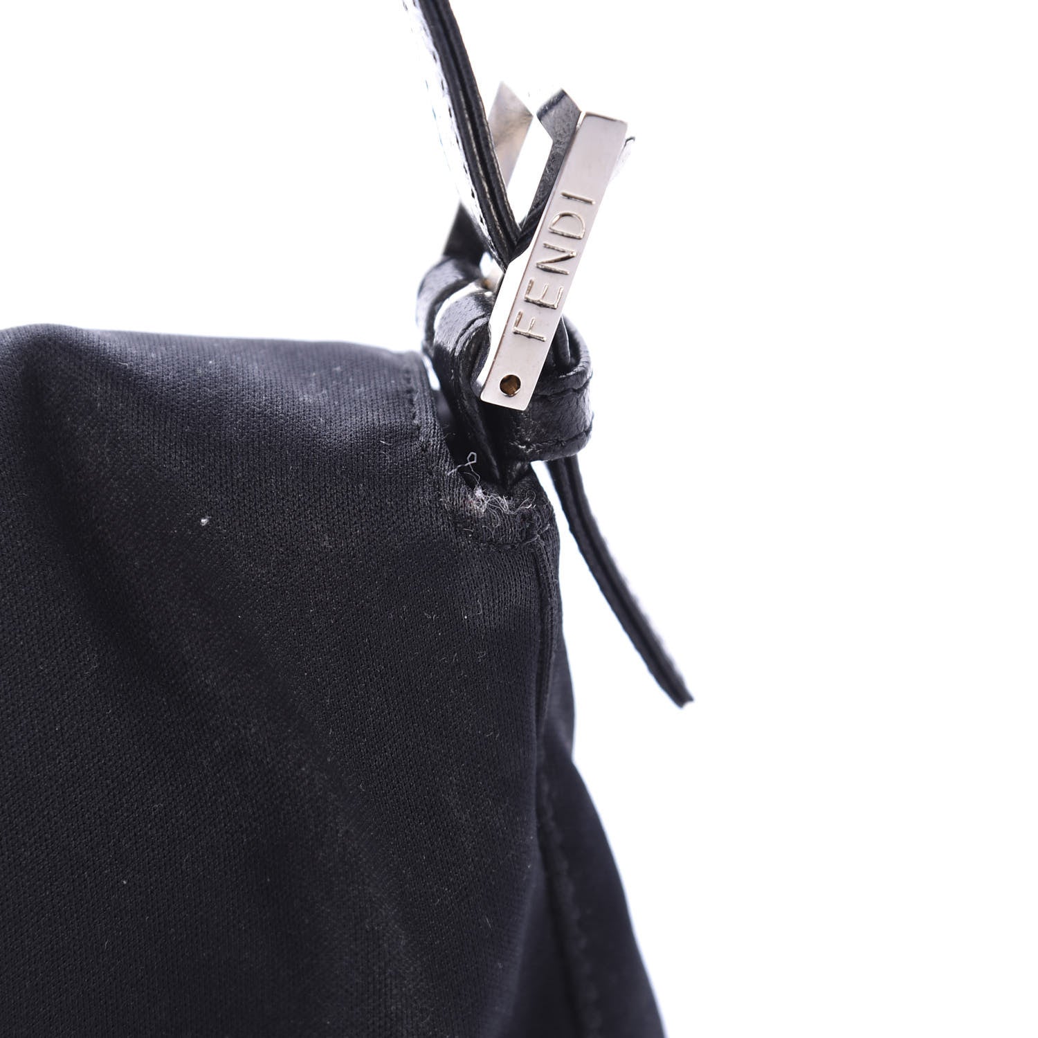 Fendi Satin Baguette Black 12 of 15