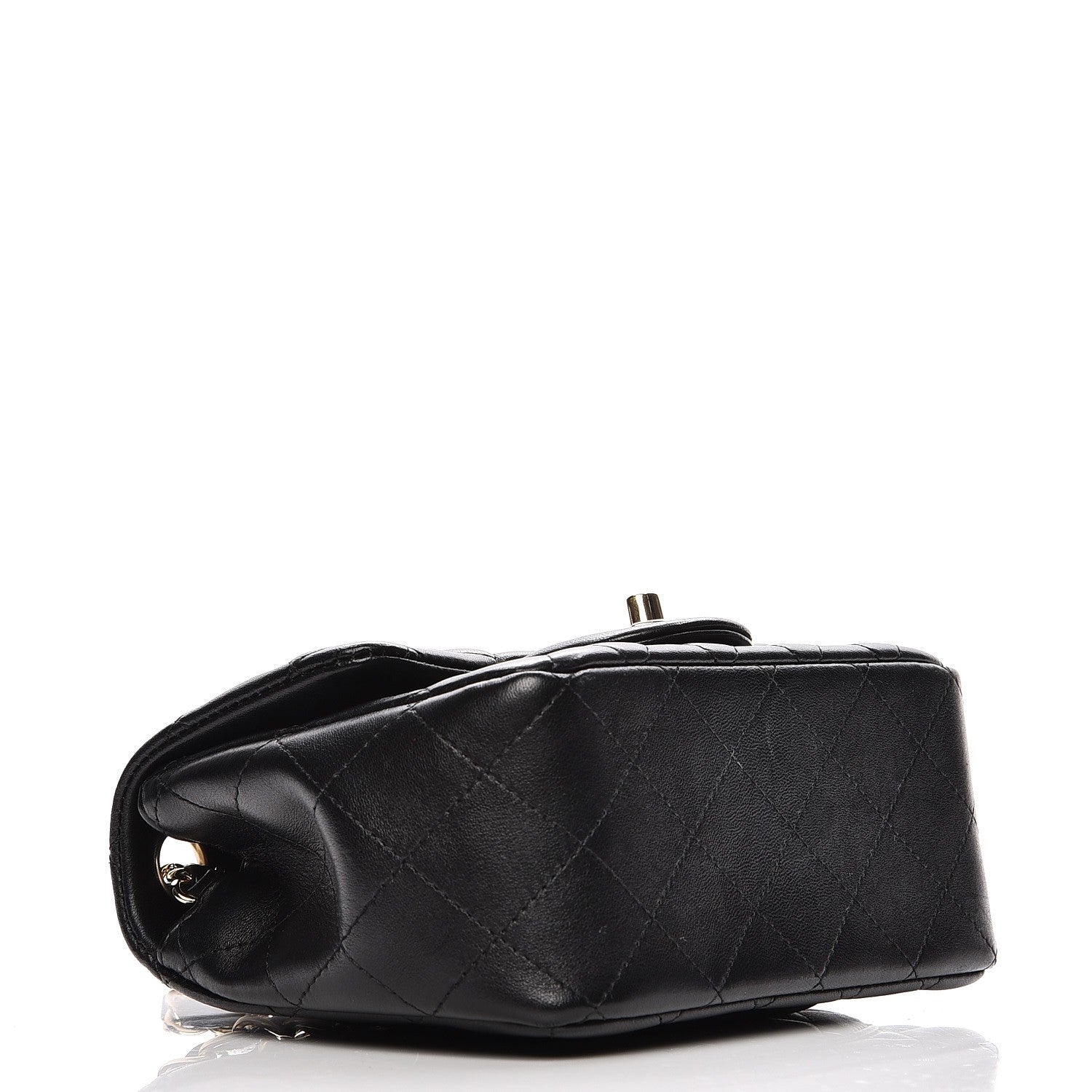 Chanel Lambskin Quilted Mini Square Flap Black 4 of 9