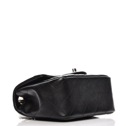 Chanel Lambskin Quilted Mini Square Flap Black 4 of 9