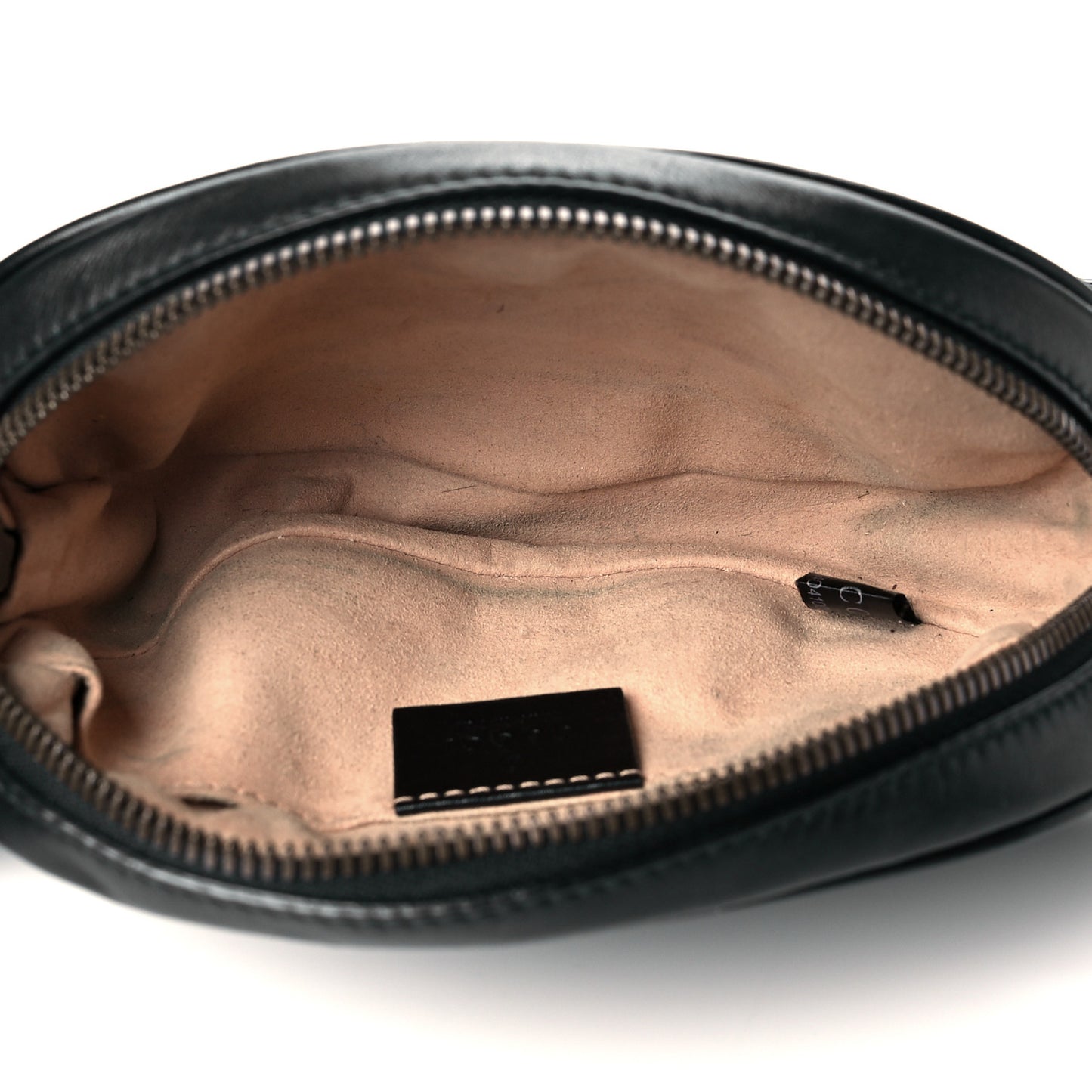 Calfskin Matelasse GG Marmont Belt Bag 85 34 Black
