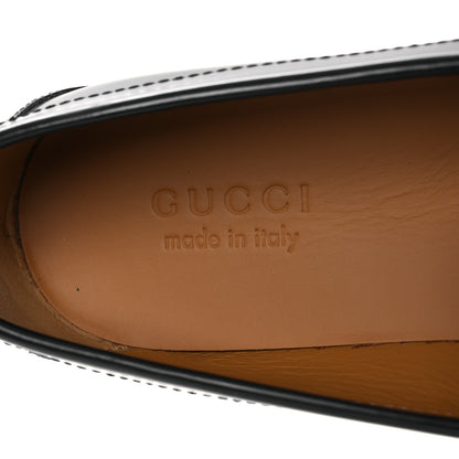 Gucci Millennial Ribot Mens Horsebit Loafers 9.5 Black 9 of 11
