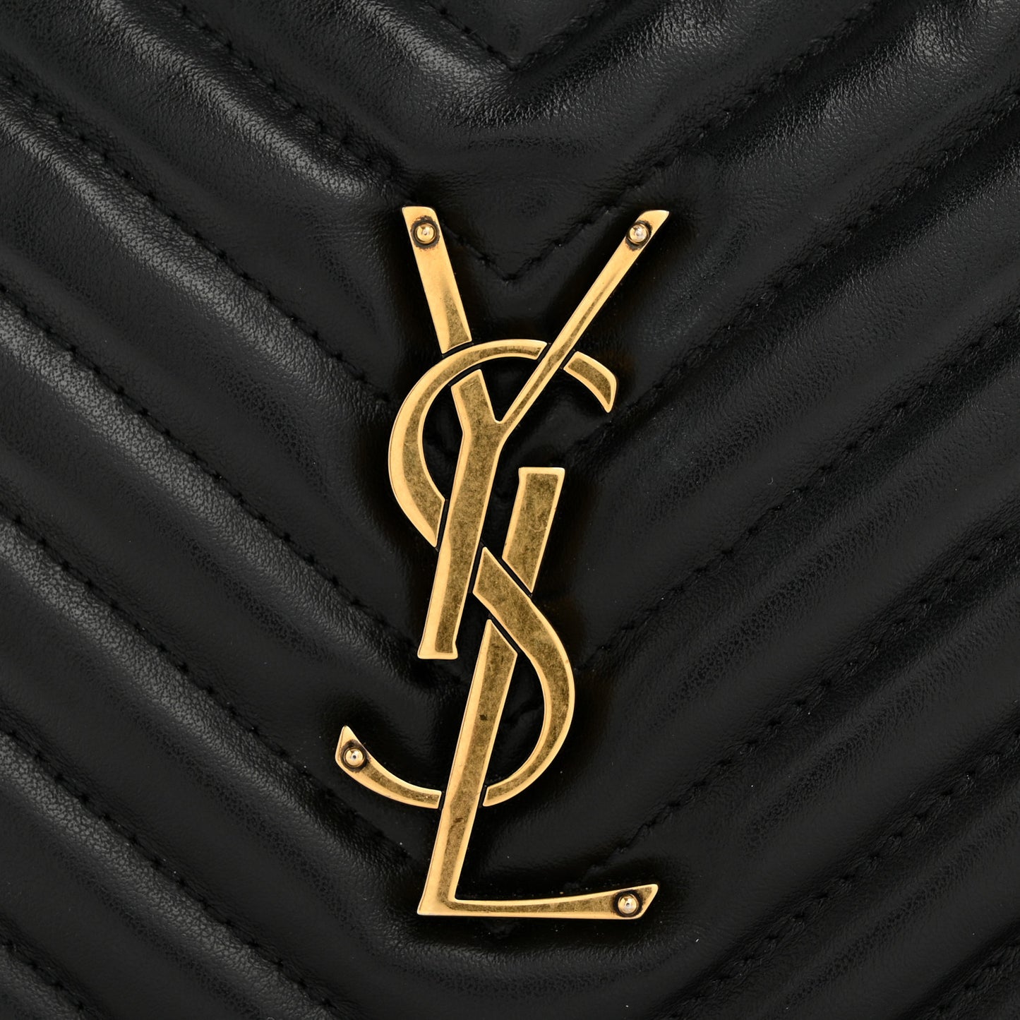 Calfskin Matelasse Monogram Lou Camera Bag Black