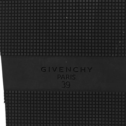 Givenchy Suede Sequin Logo Womens Slide Sandals 39 Black 6 of 7