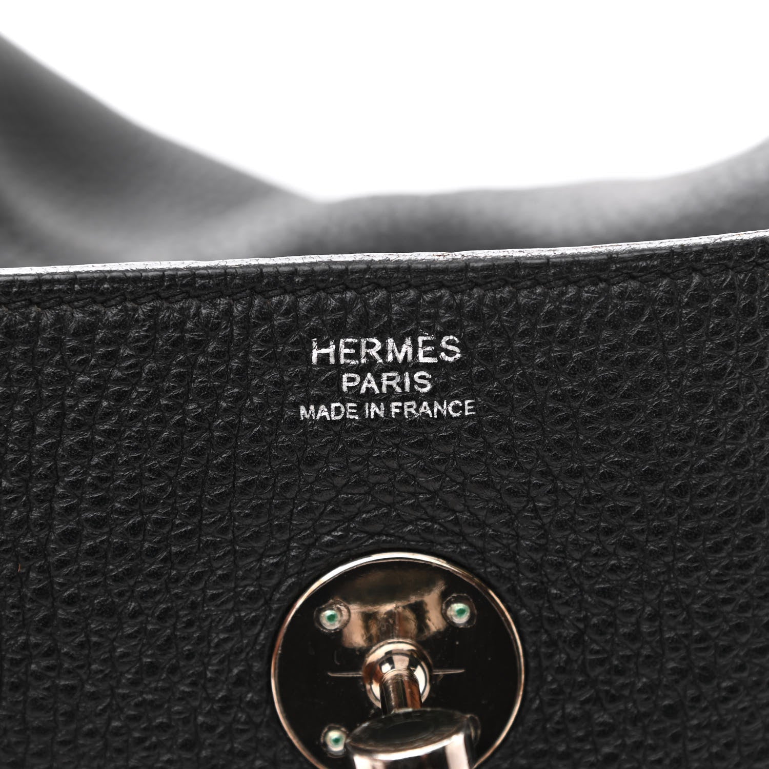 Hermes Taurillon Clemence Verso Lindy 30 Black Toffee 6 of 20