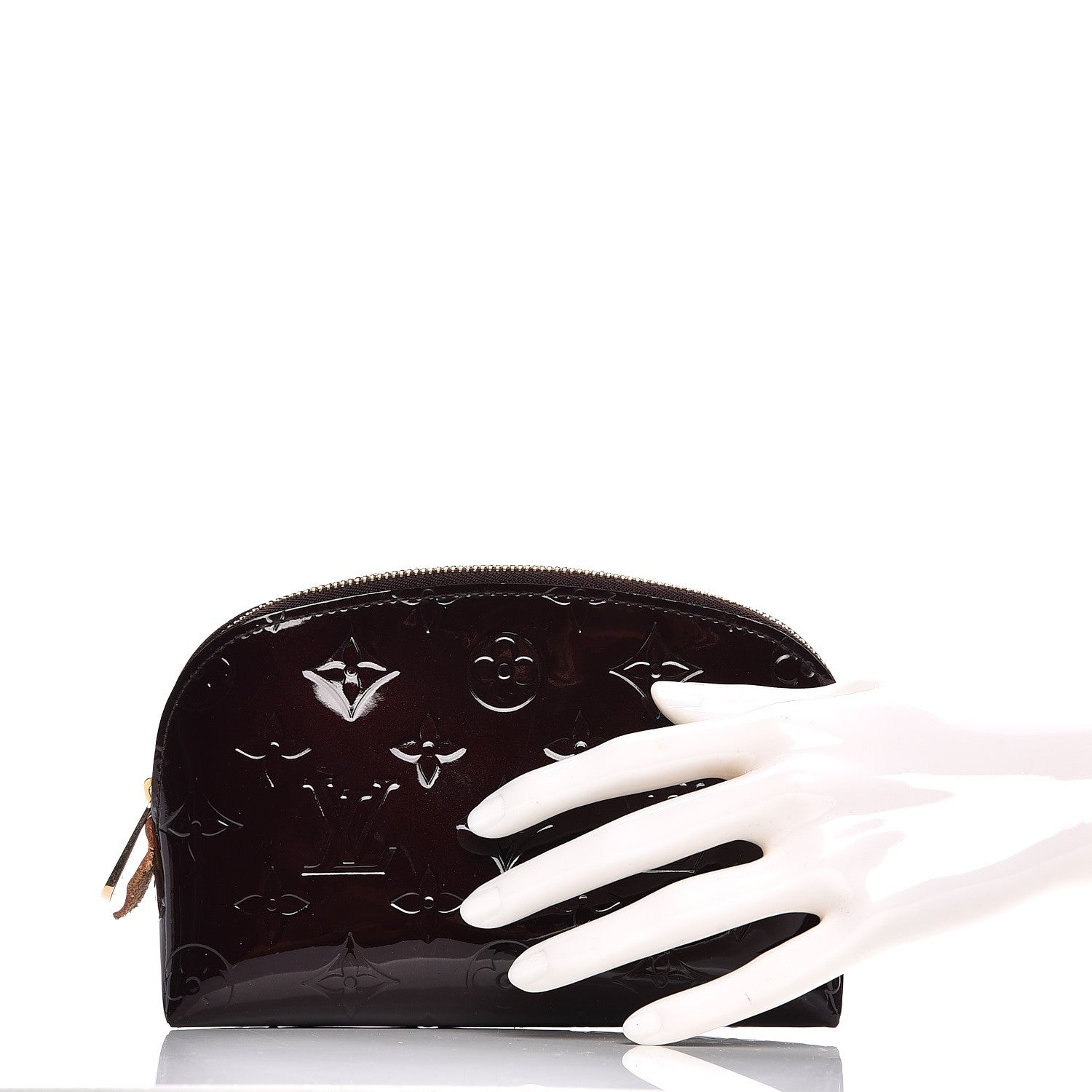 Louis Vuitton Vernis Cosmetic Pouch Amarante 2 of 10