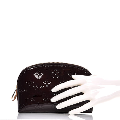Louis Vuitton Vernis Cosmetic Pouch Amarante 2 of 10