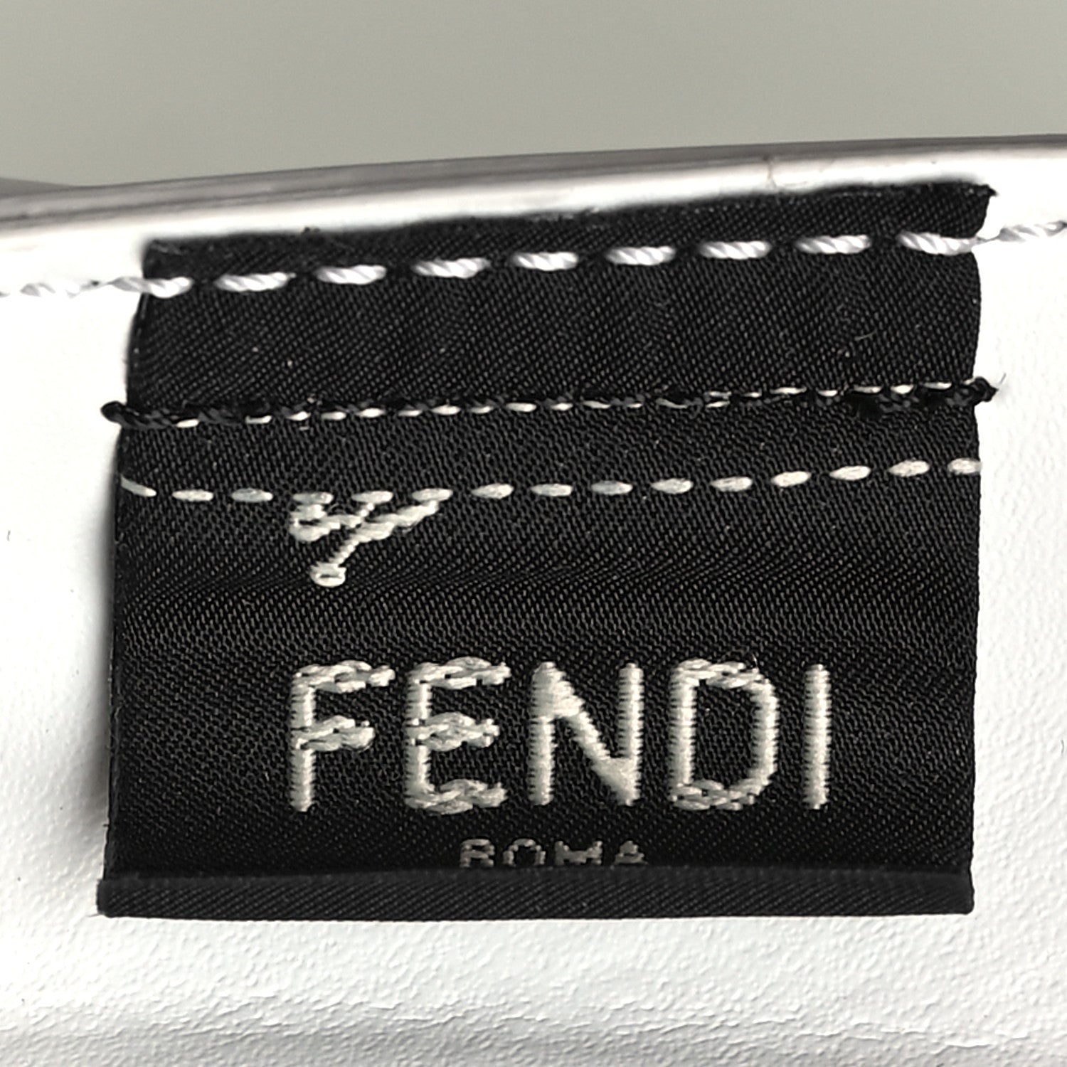 Fendi Recycled Plastic Vitello Liberty Matte Medium Fendi Basket White Ice 6 of 11