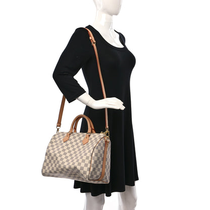 Louis Vuitton Damier Azur Speedy Bandouliere 30 2 of 11