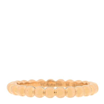 Van Cleef & Arpels 18K Yellow Gold Medium Perlee Ring 55 7.25 1 of 5