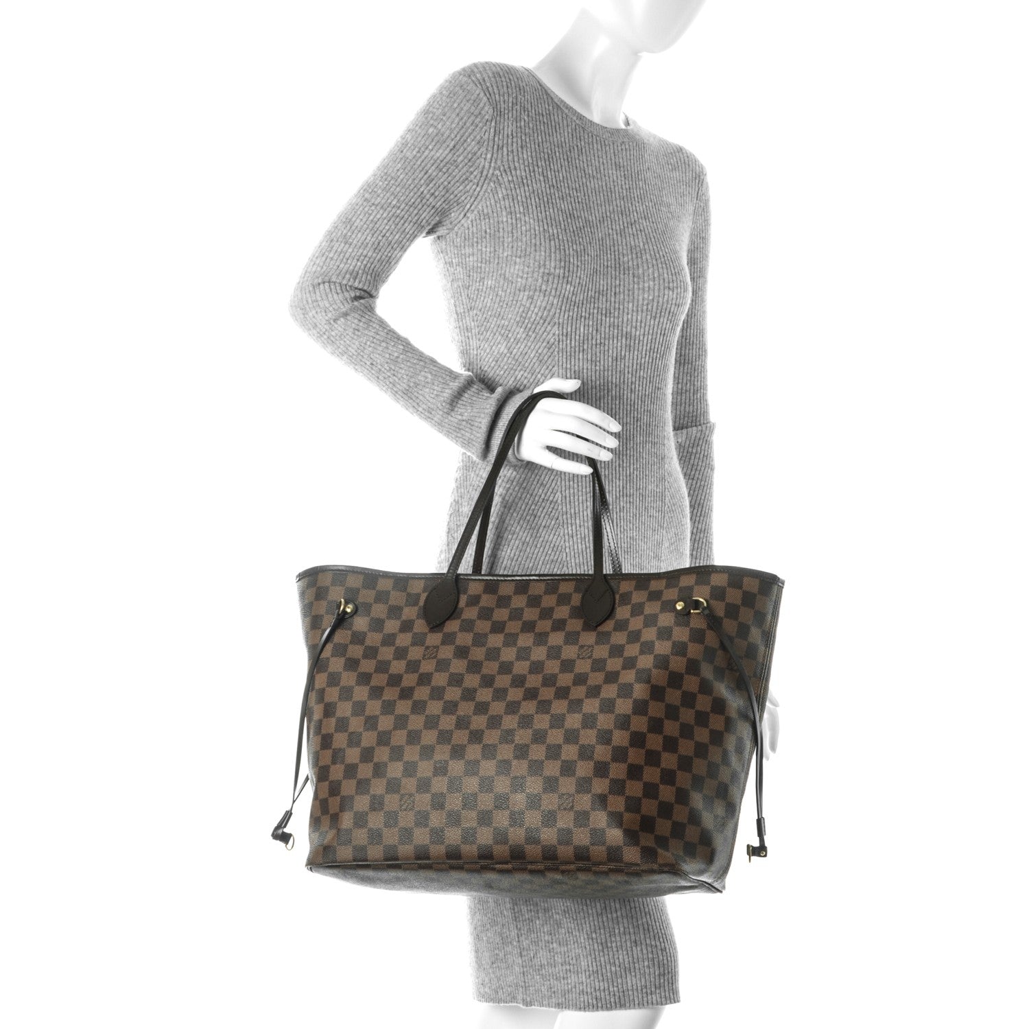 Louis Vuitton Damier Ebene Neverfull GM 2 of 9