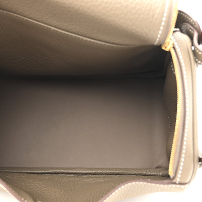 Hermes Taurillon Clemence Lindy 26 Etoupe 5 of 10