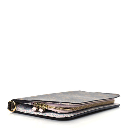 Louis Vuitton Monogram Fleuri Insolite Wallet Rose 4 of 9
