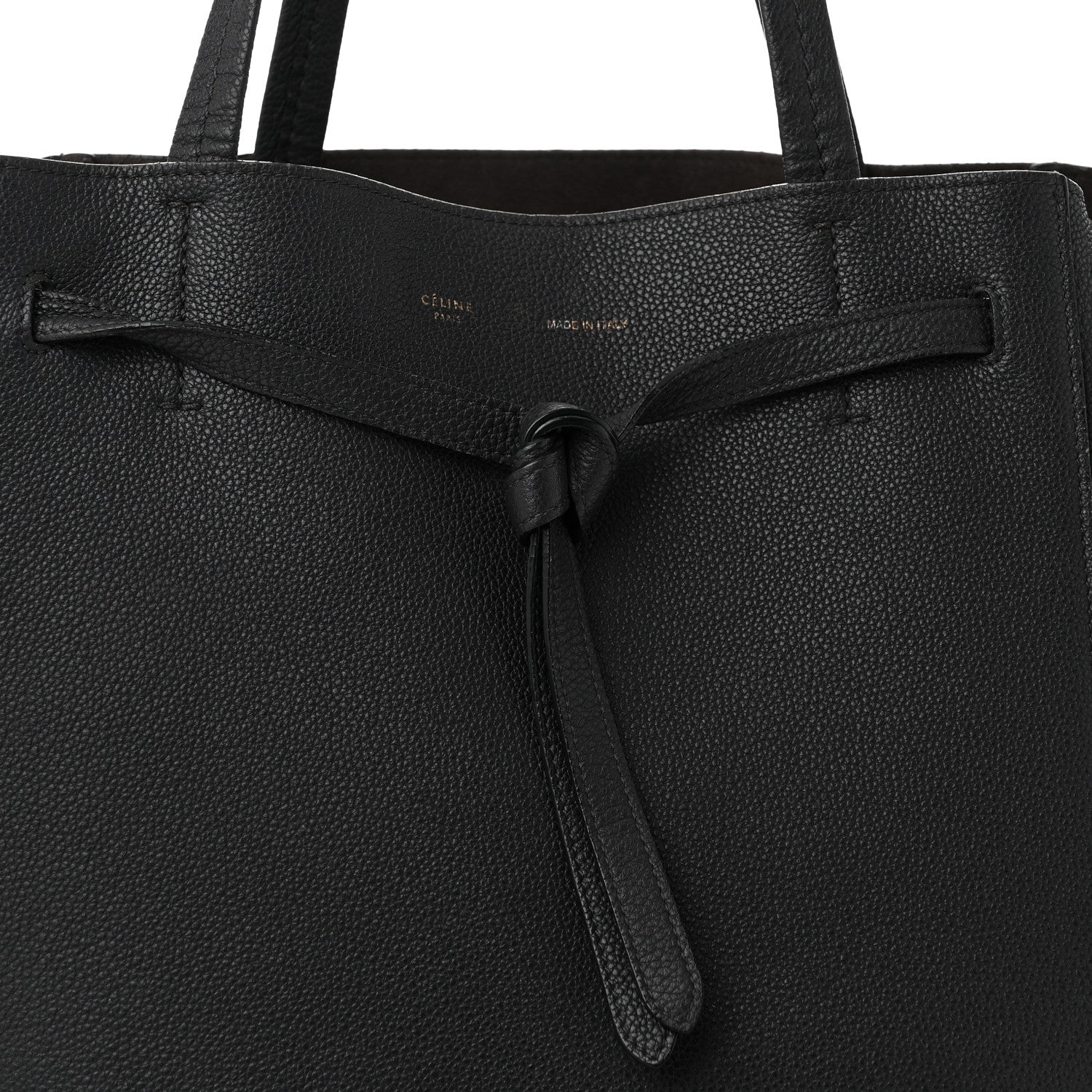 Celine Soft Grained Calfskin Medium Belt Cabas Phantom Medium Grey 7 of 13