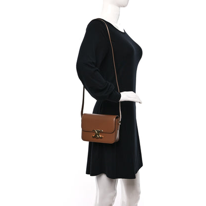 Celine Shiny Calfskin Teen Triomphe Bronze 3 of 8