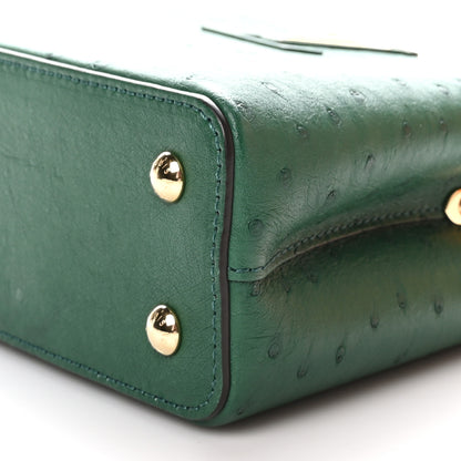 Louis Vuitton Ostrich Capucines Mini Mint 9 of 10