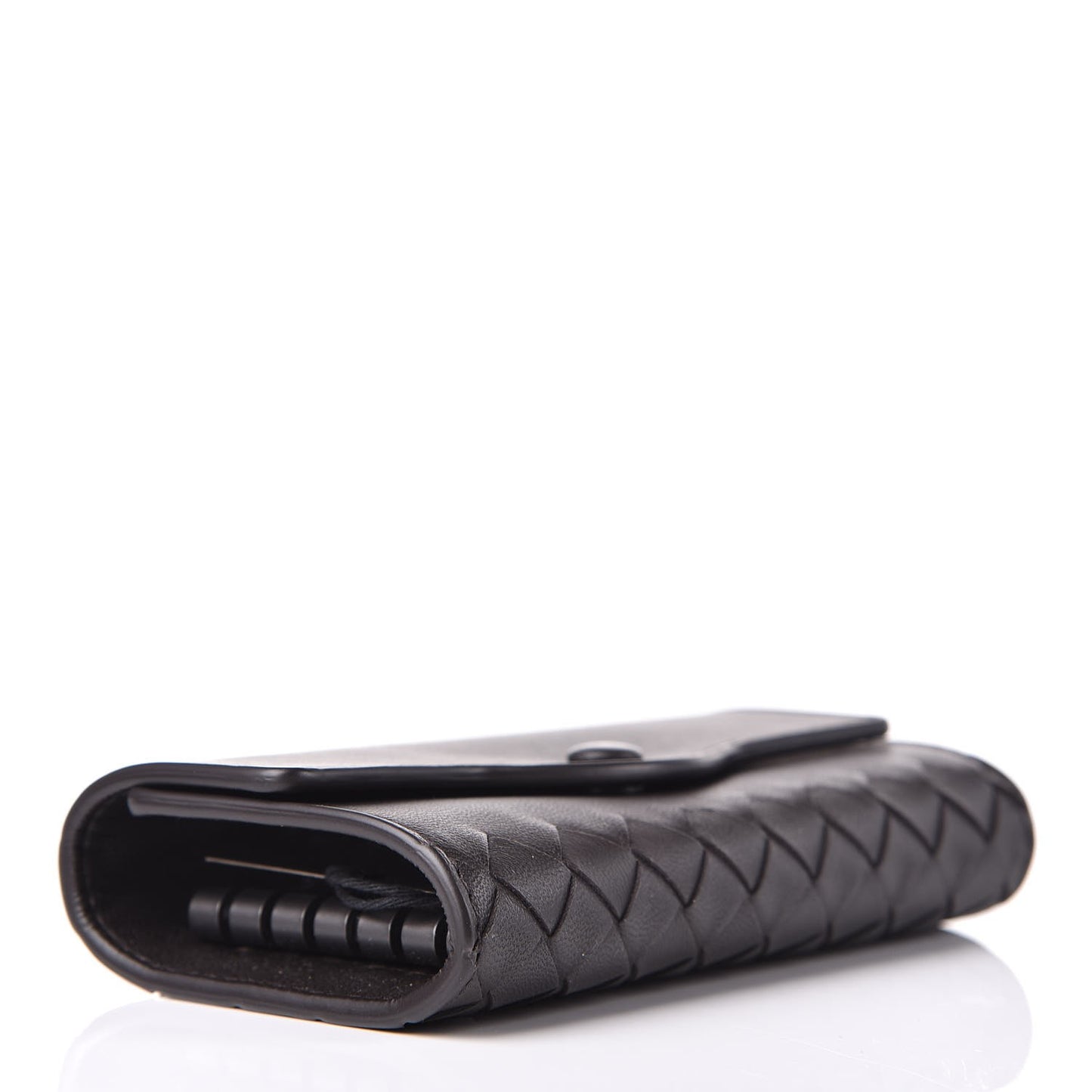 Nappa Intrecciato 6 Key Holder Espresso