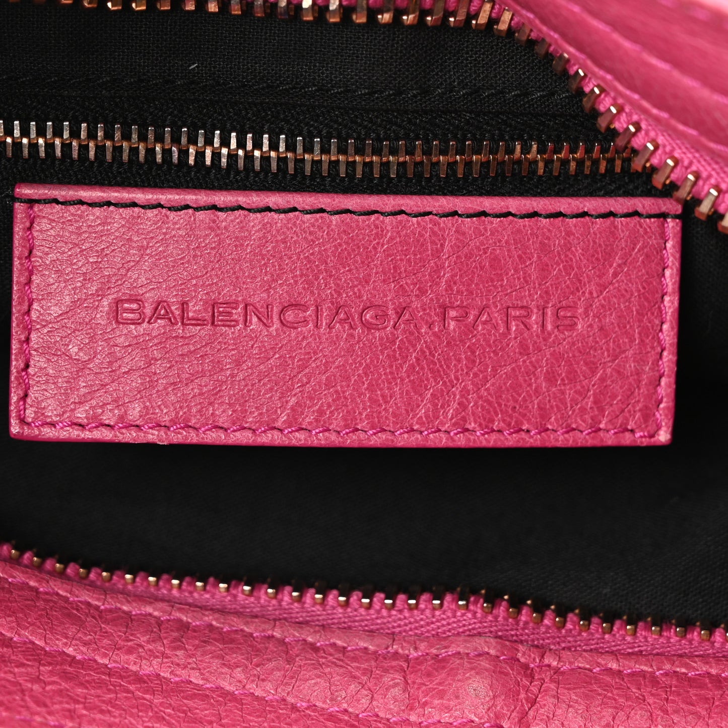 Agneau Giant 21 Rose Gold Hardware City Cyclamen Fucsia