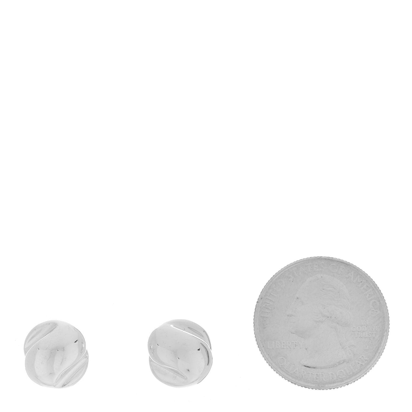 Sterling Silver Elsa Peretti Nugget Earrings