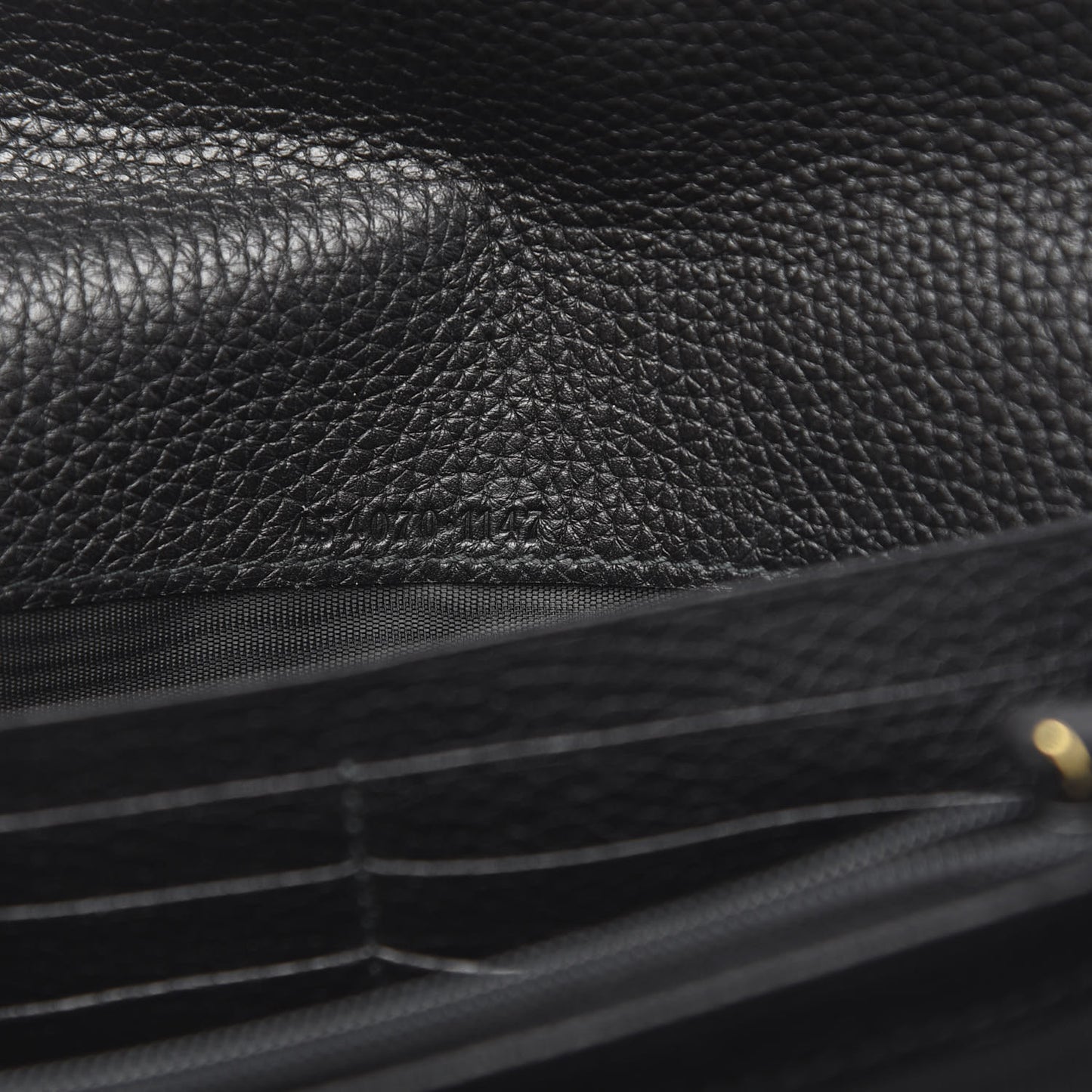 Calfskin Animalier Continental Wallet Black