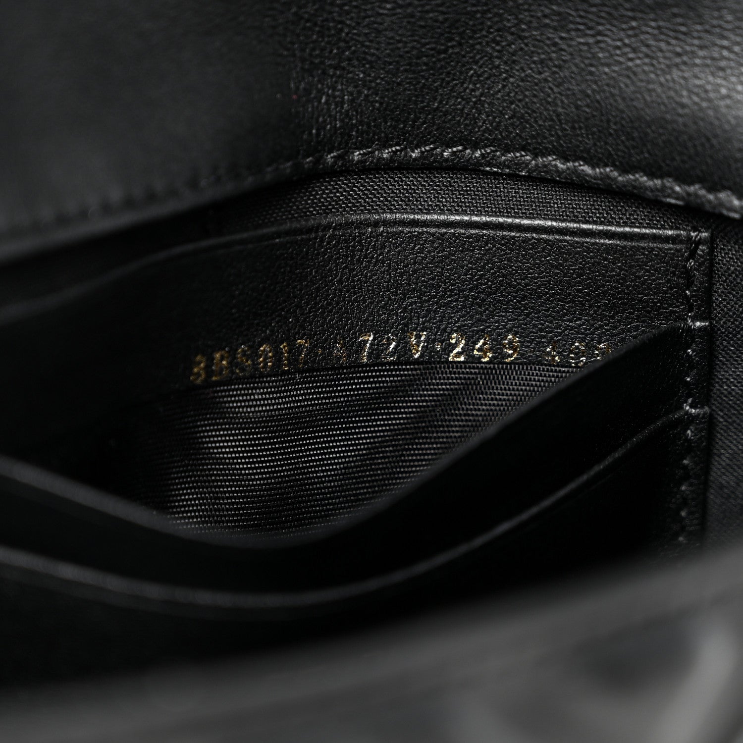 Fendi Nappa FF 1974 Embossed Mini Baguette Black 7 of 10