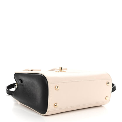 Chanel Grained Calfskin Mini Bi-Color Neo Executive Shopper Tote Beige Black 4 of 10