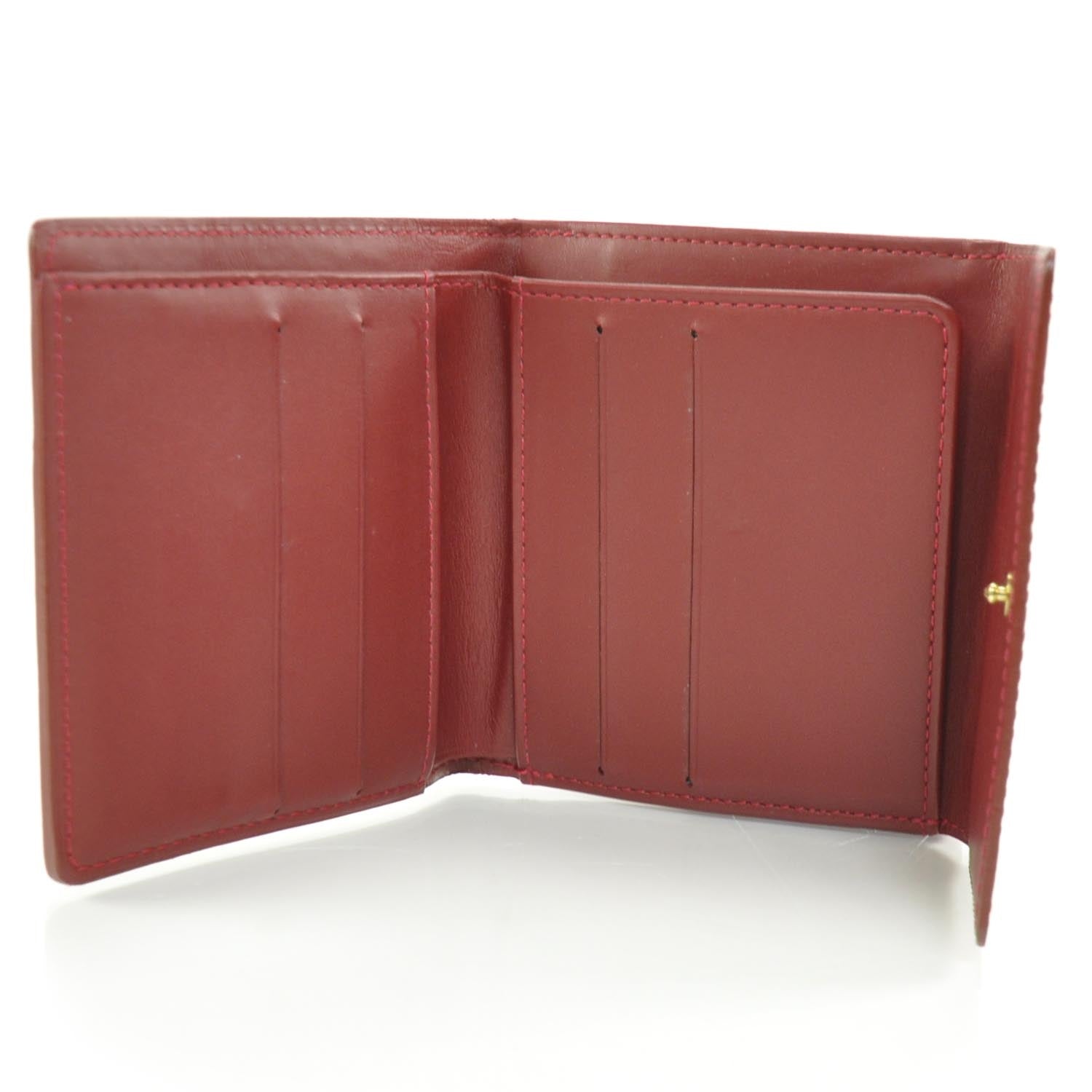 Louis Vuitton Vernis Elise Wallet Pomme D'Amour 7 of 9