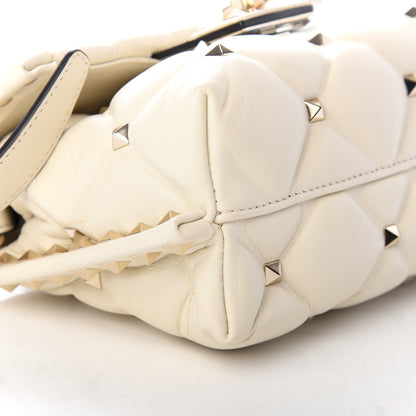 Valentino Garavani Nappa Mini Candystud Top Handle Bag Light Ivory 6 of 8