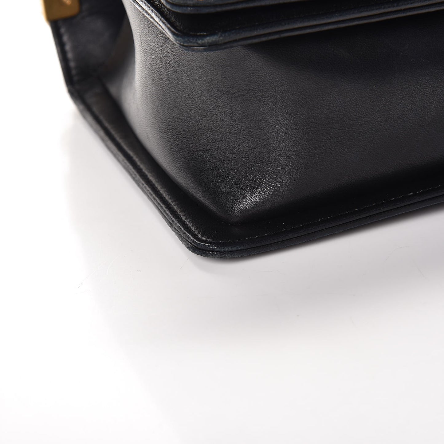Lambskin Quilted New Medium Boy Flap Black
