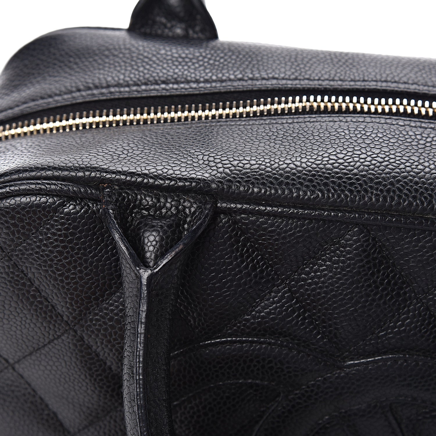 Chanel Caviar Quilted Small Bowler Black 8 of 16
