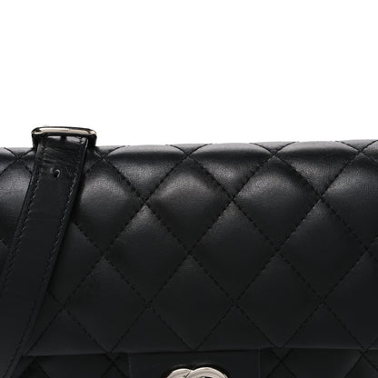 Chanel Calfskin Quilted CC Uniform Flap Belt Bag Black 8 of 10