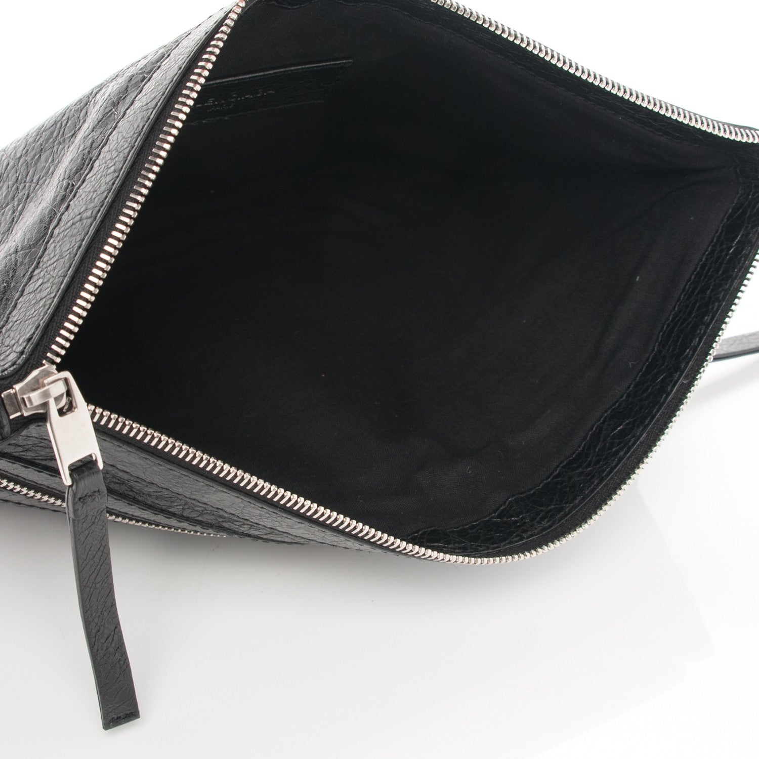 Balenciaga Agneau Arena Classic Hardware Medium Clip Black 5 of 7