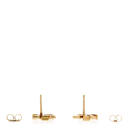 Louis Vuitton Metal LV Iconic Earrings Gold 3 of 5
