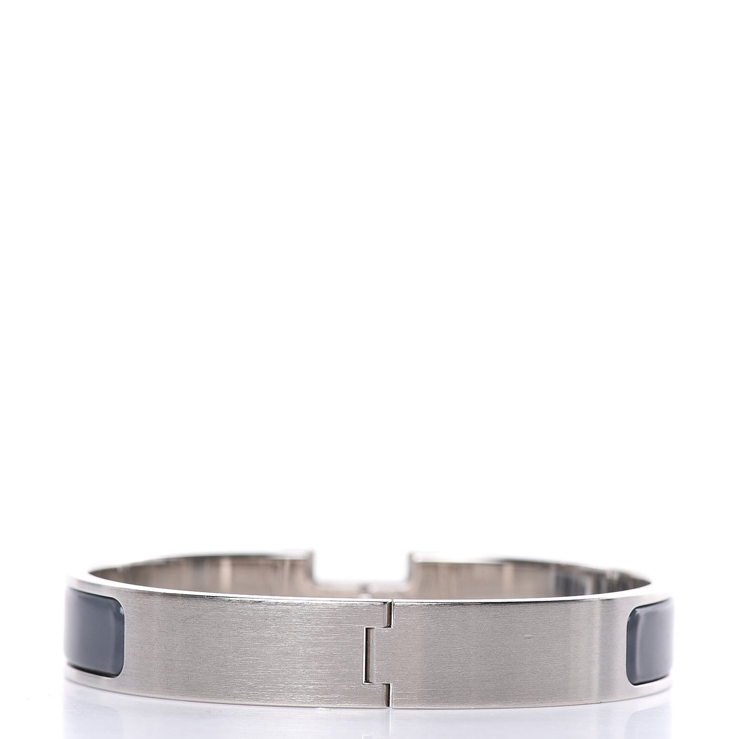 Matte Enamel Narrow Clic Clac HH Bracelet GM Ardoise