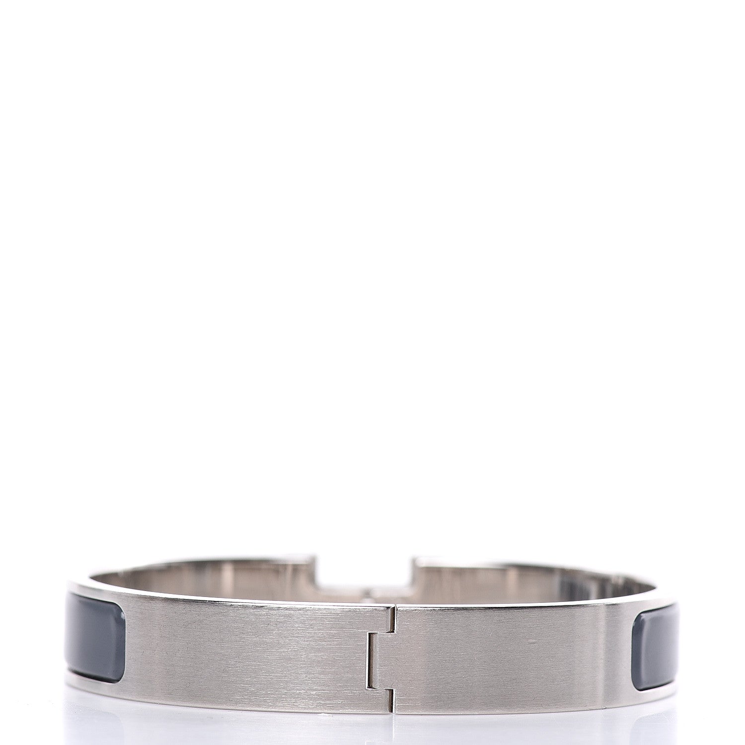 Hermes Matte Enamel Narrow Clic Clac HH Bracelet GM Ardoise 3 of 5