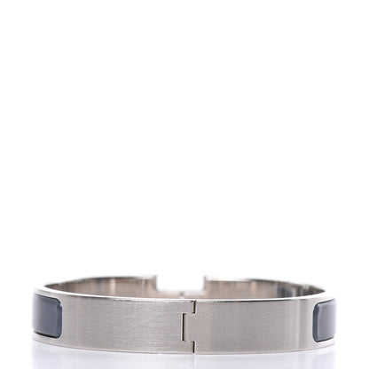 Hermes Matte Enamel Narrow Clic Clac HH Bracelet GM Ardoise 3 of 5