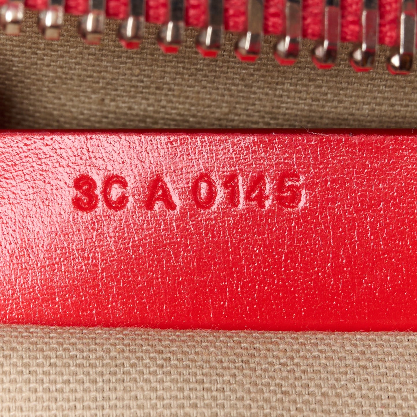 Shiny Lord Calfskin Small Antigona Medium Red