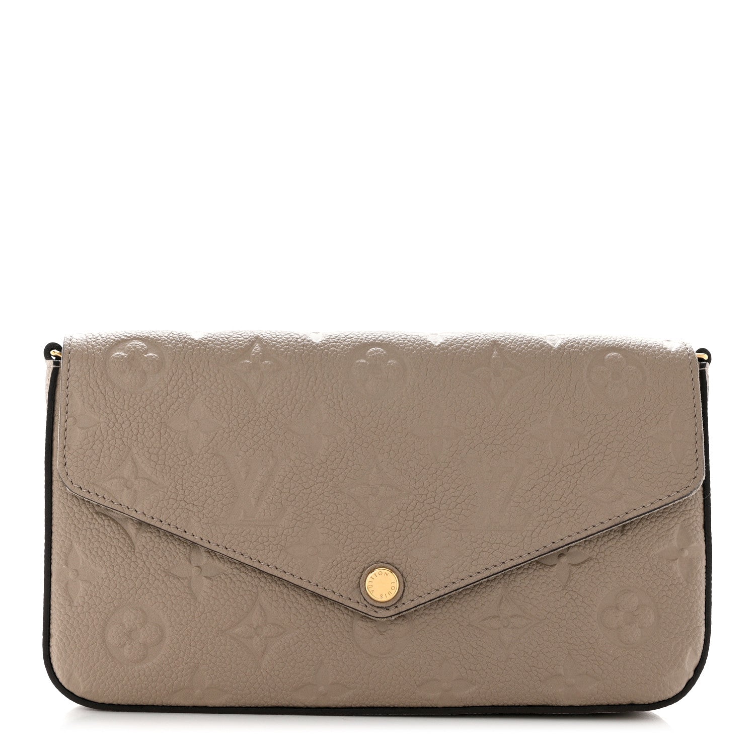 Louis Vuitton Empreinte Pochette Felicie Chain Wallet Tourterelle 1 of 8