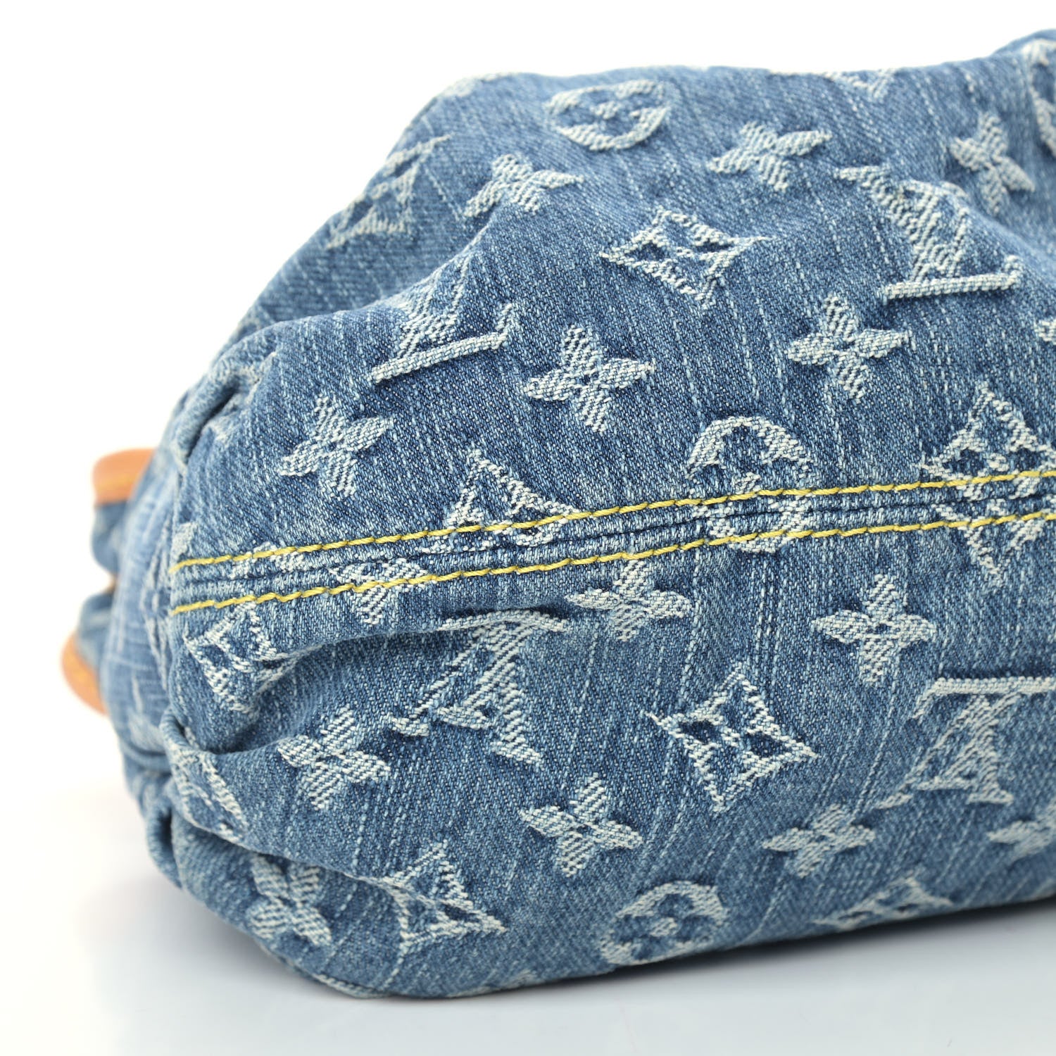 Louis Vuitton Monogram Denim Pleaty Blue 7 of 8