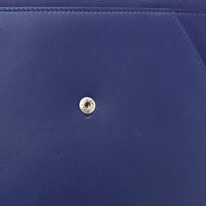 Christian Dior Calfskin Dioraddict Envelope Wristlet Bleu De Minuit 8 of 10