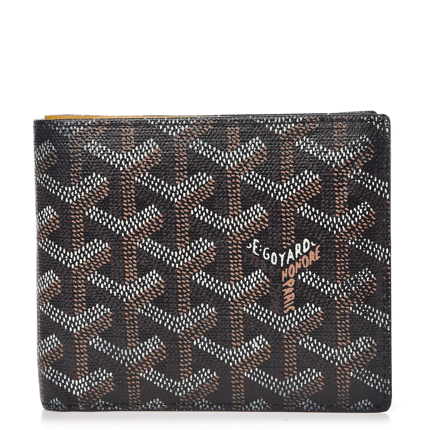 Goyardine Saint Florentin Bifold Wallet Black