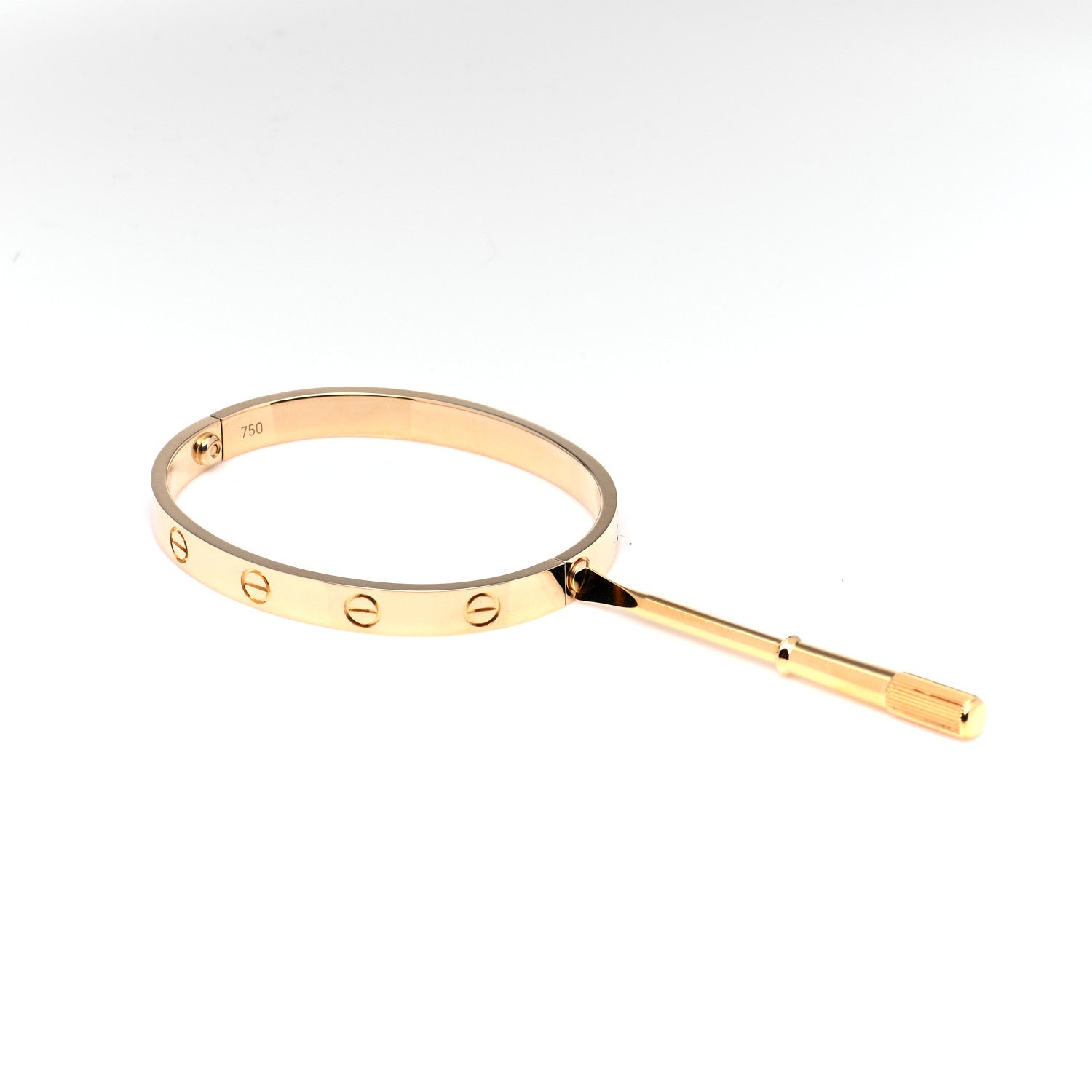 Cartier 18K Yellow Gold LOVE Bracelet 16 4 of 8