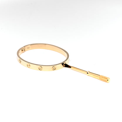 Cartier 18K Yellow Gold LOVE Bracelet 16 4 of 8