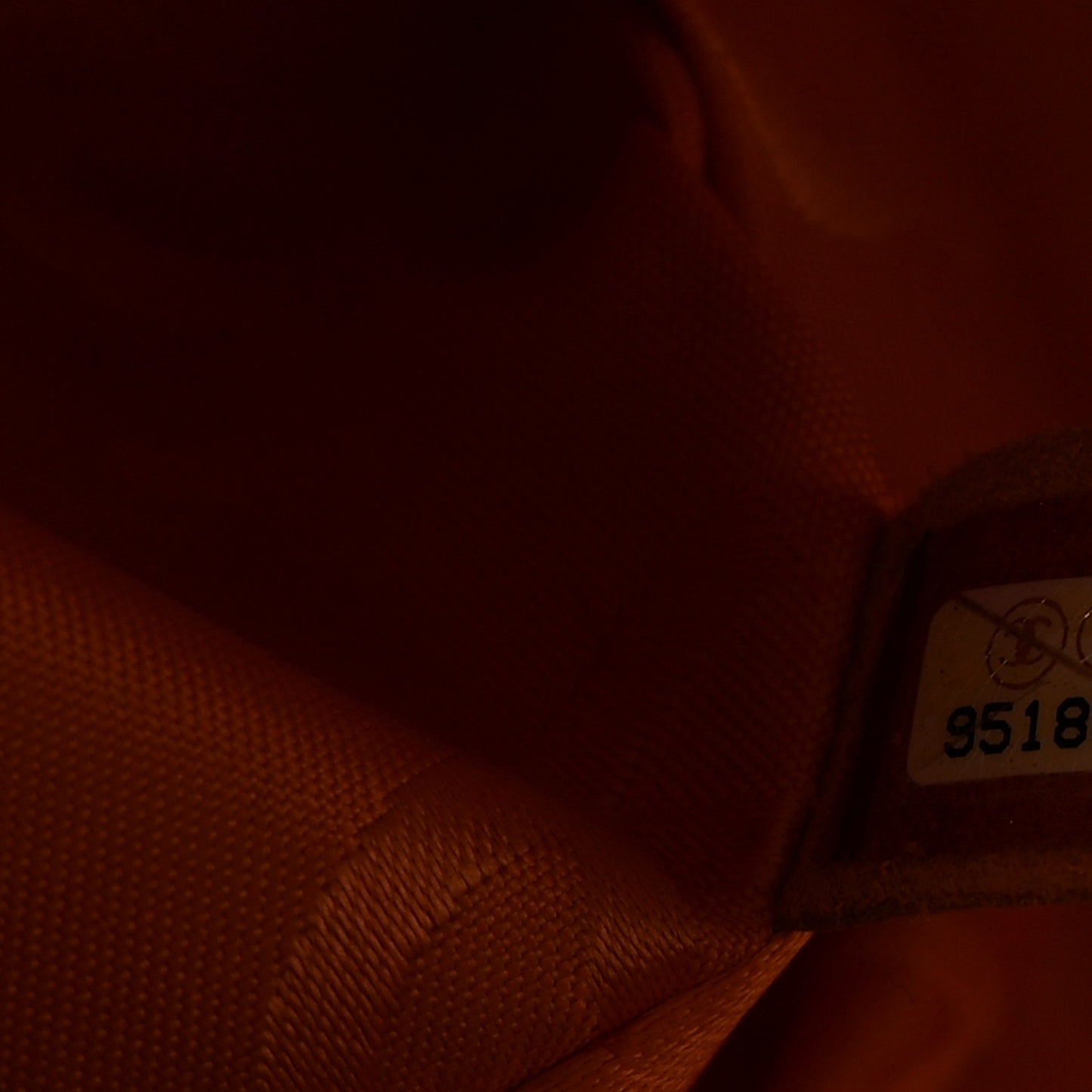 Calfskin Quilted Cambon Large Bowler Brown Beige