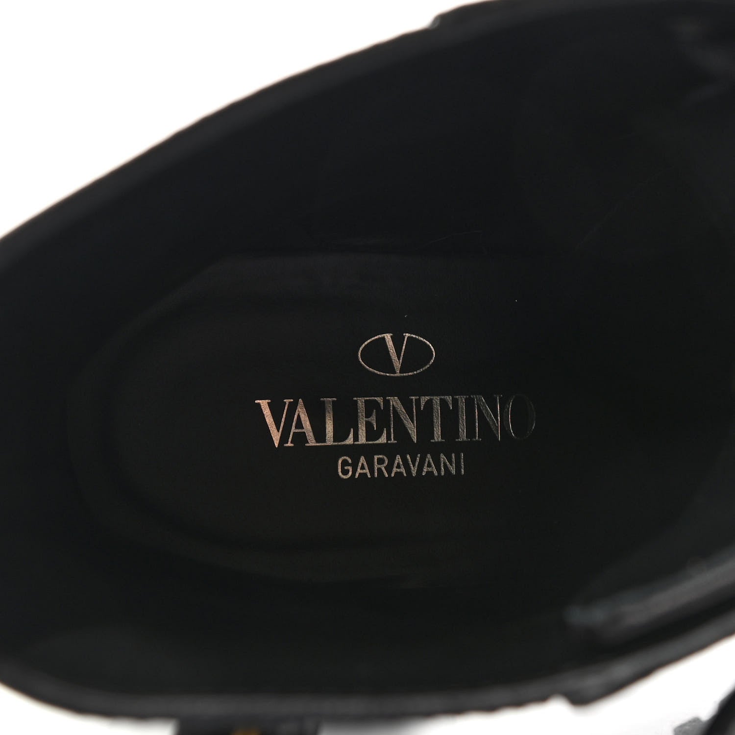 Valentino Garavani Calfskin VLOGO 15/70mm Combat Boots 37 Black 7 of 9