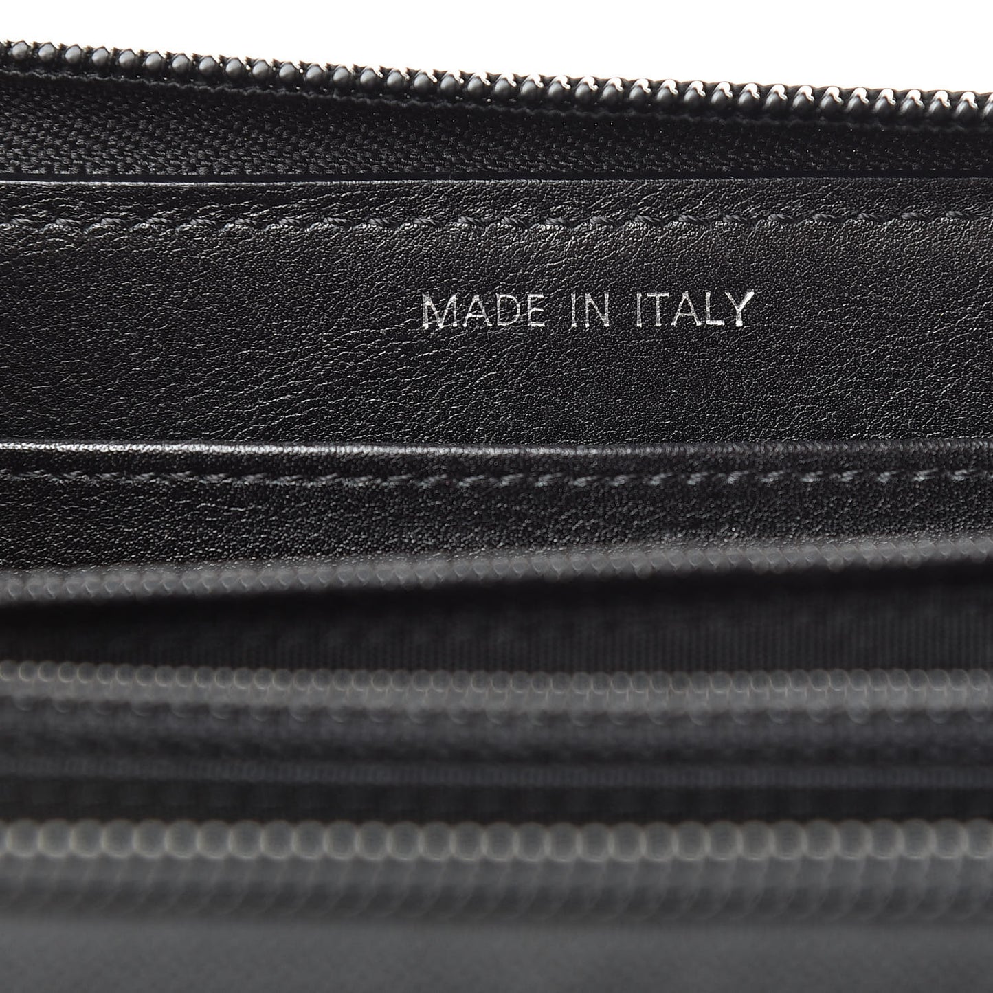 Caviar Large Timeless CC Zip Around Wallet Black