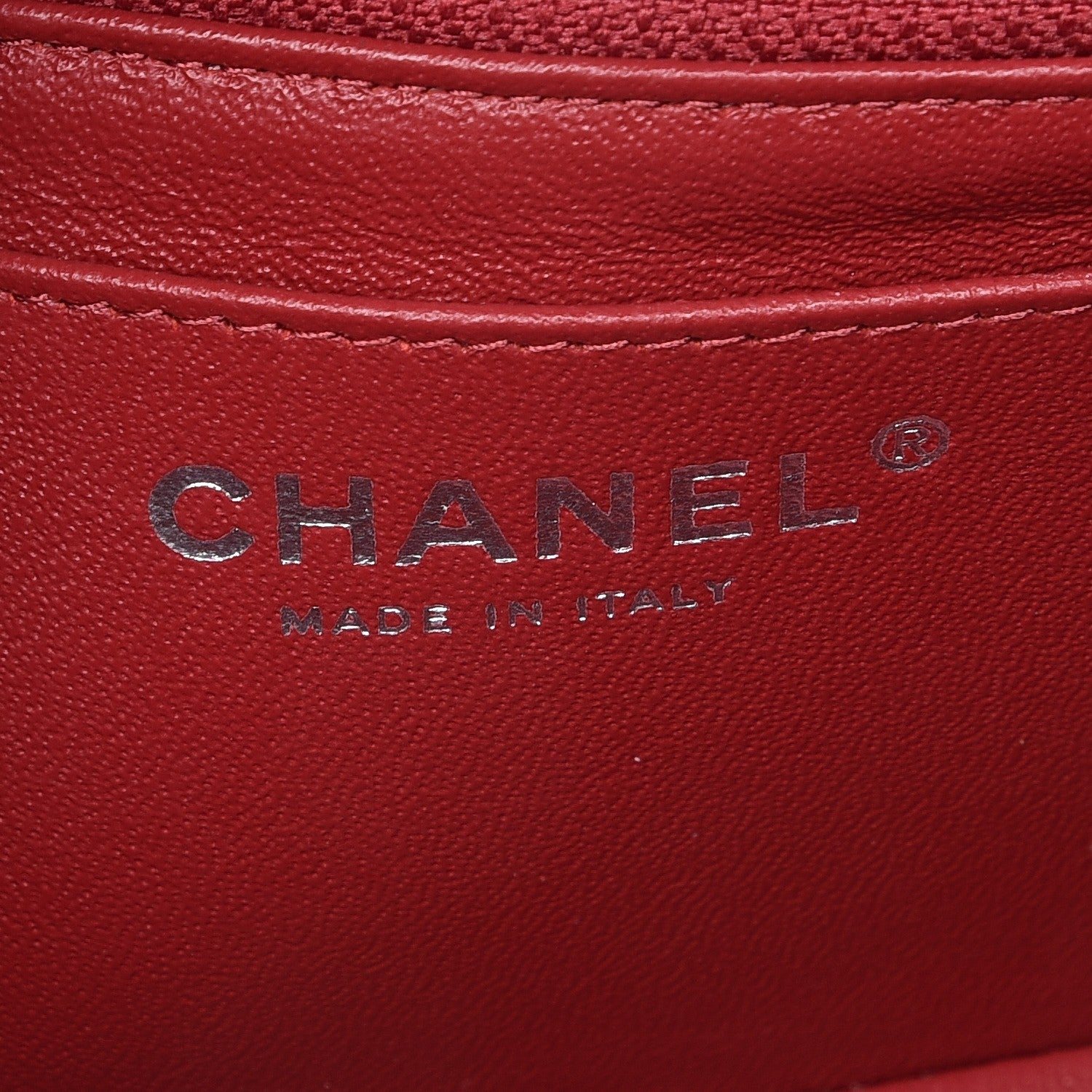 Chanel Patent Calfskin Quilted Mini Rectangular Flap Red 6 of 8