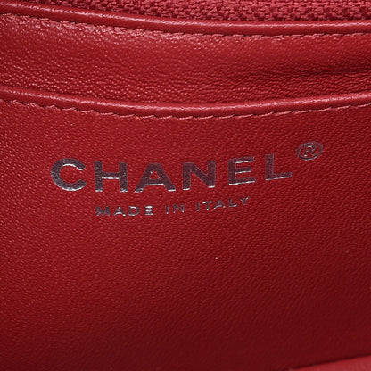 Chanel Patent Calfskin Quilted Mini Rectangular Flap Red 6 of 8